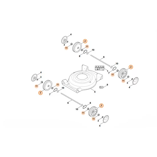 STIHL  Koło 6105 700 0491